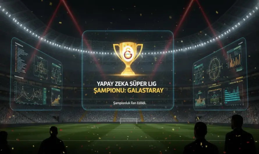 Yapay Zeka Süper Lig’de Zirveyi Galatasaray’a Yazdı